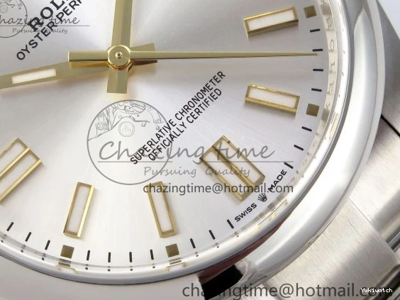 Perpetual Oyster Best 124300 1:1 Steel Sliver VR3230 SS Clean on Edition 904L Bracelet 41mm Dial 0514